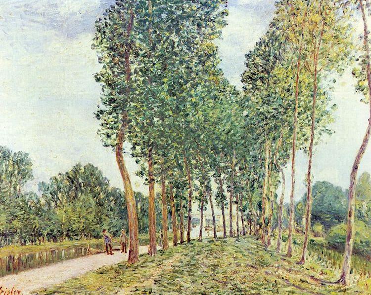 Alfred Sisley Ufer der Loing bei Moret Germany oil painting art